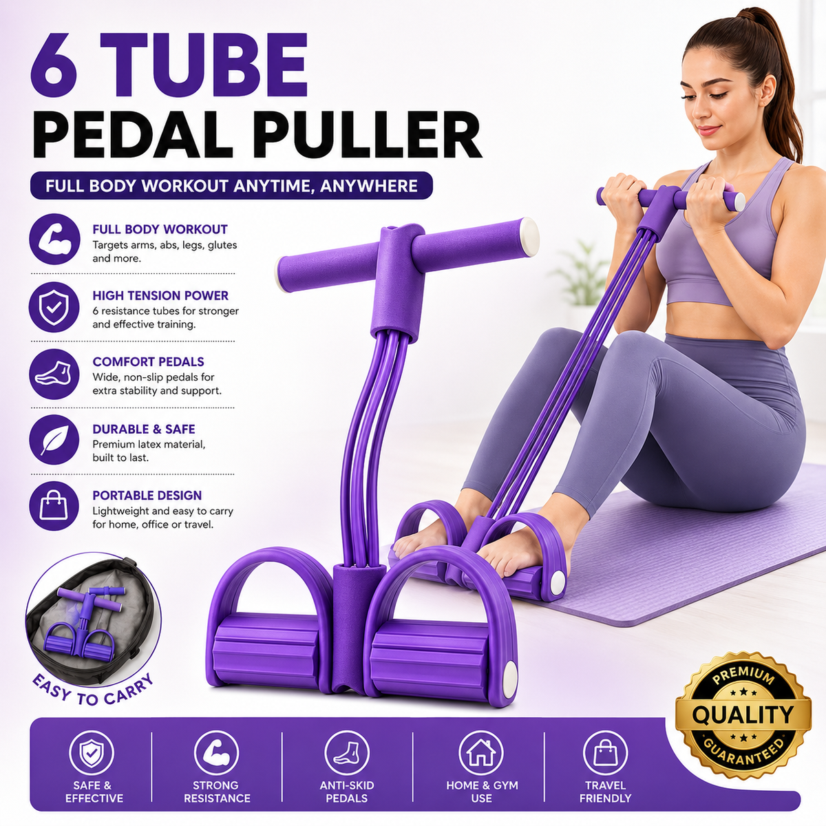 Yoga Pedal Puller Resistance Band Fitness Equipment