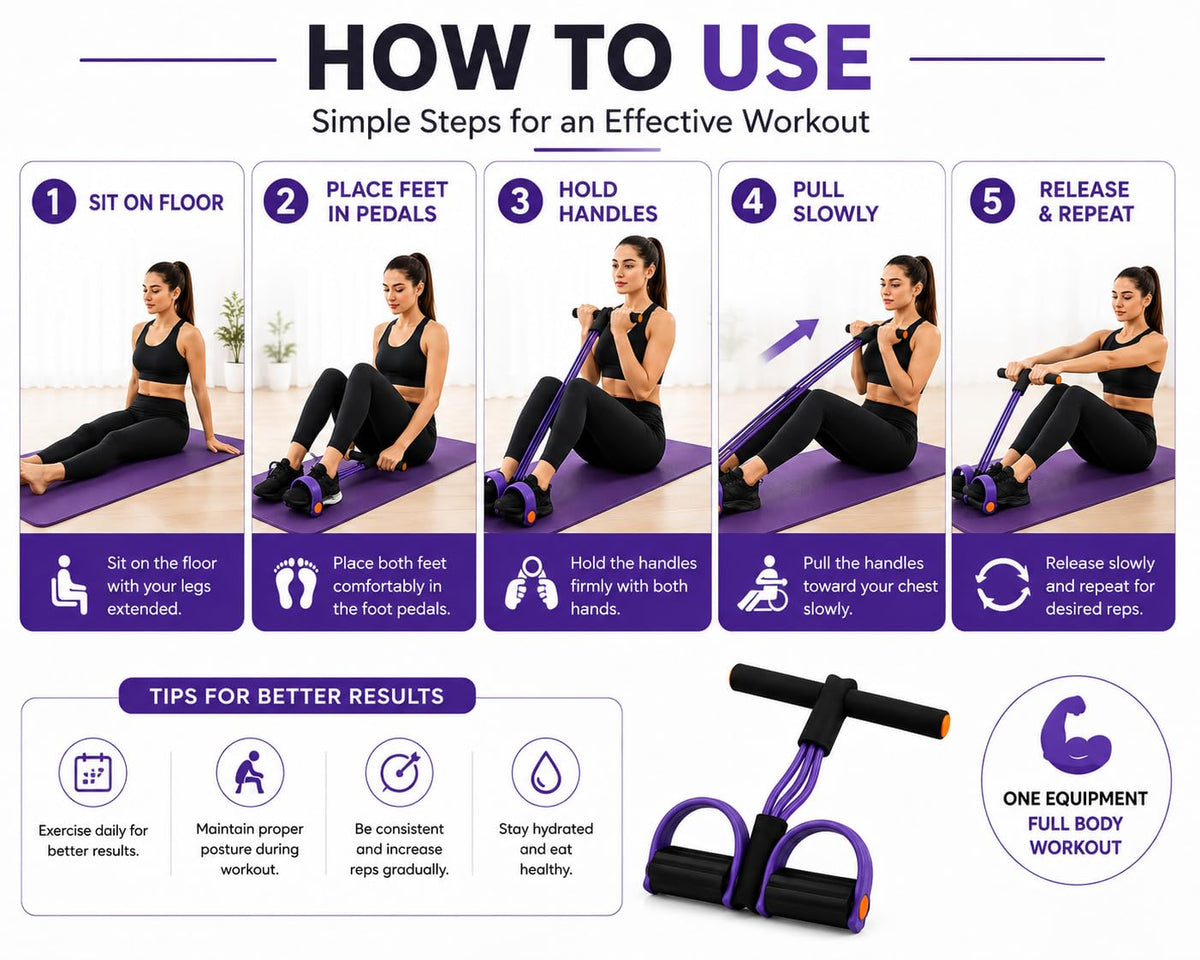 Yoga Pedal Puller Resistance Band Fitness Equipment